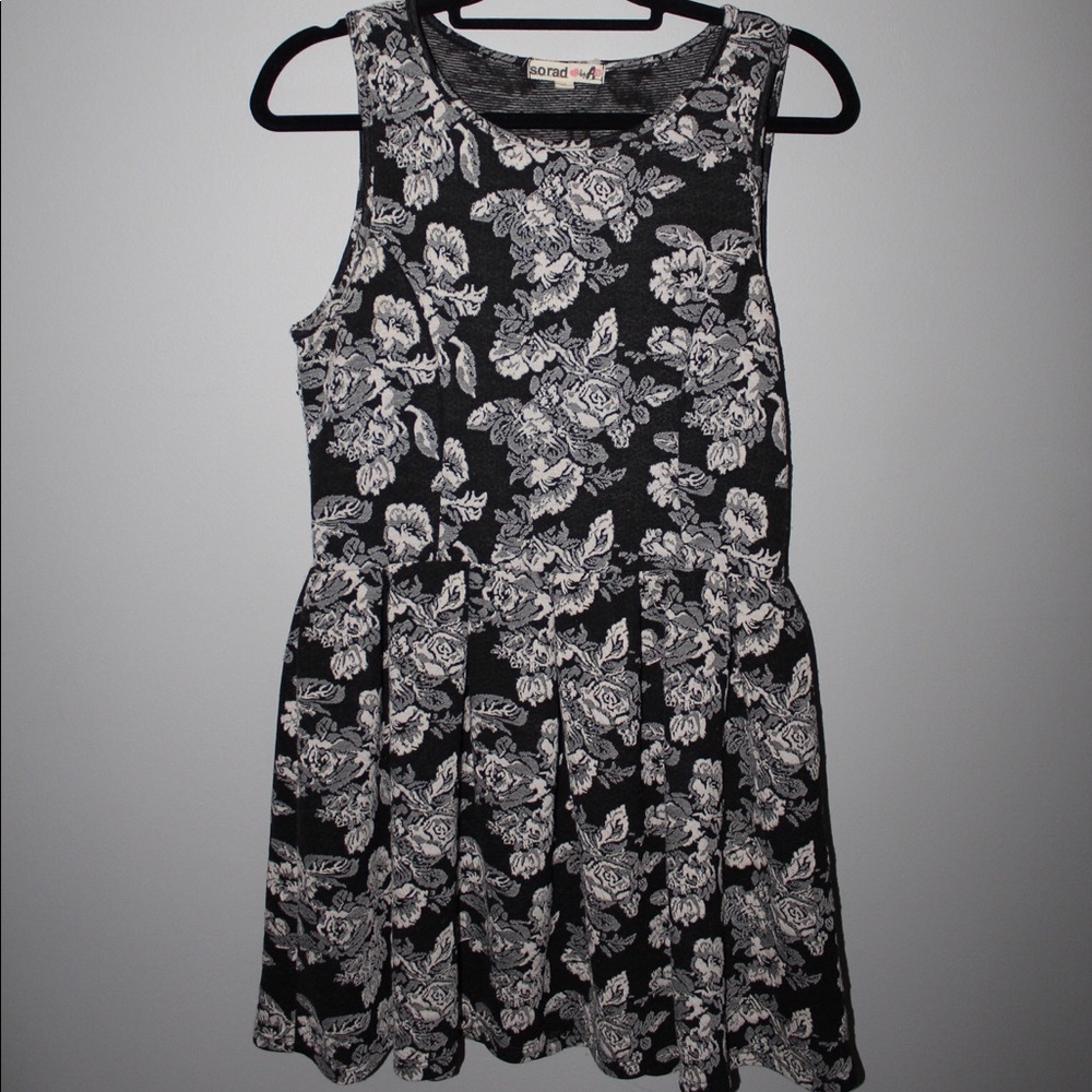 Flower Fit and Flare Dress